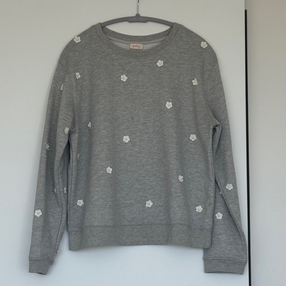 Pixley Heather Gray Knit Top